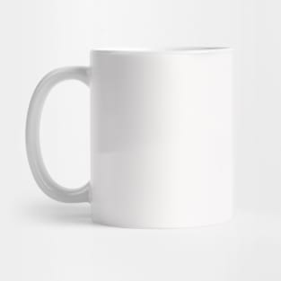 Rainbow gradient triangle pattern Mug